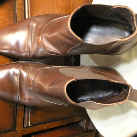 DOUCAL’S HANDMADE HOMME BROWN ANKLE BOOT CALFSKIN - Picture 6 of 7